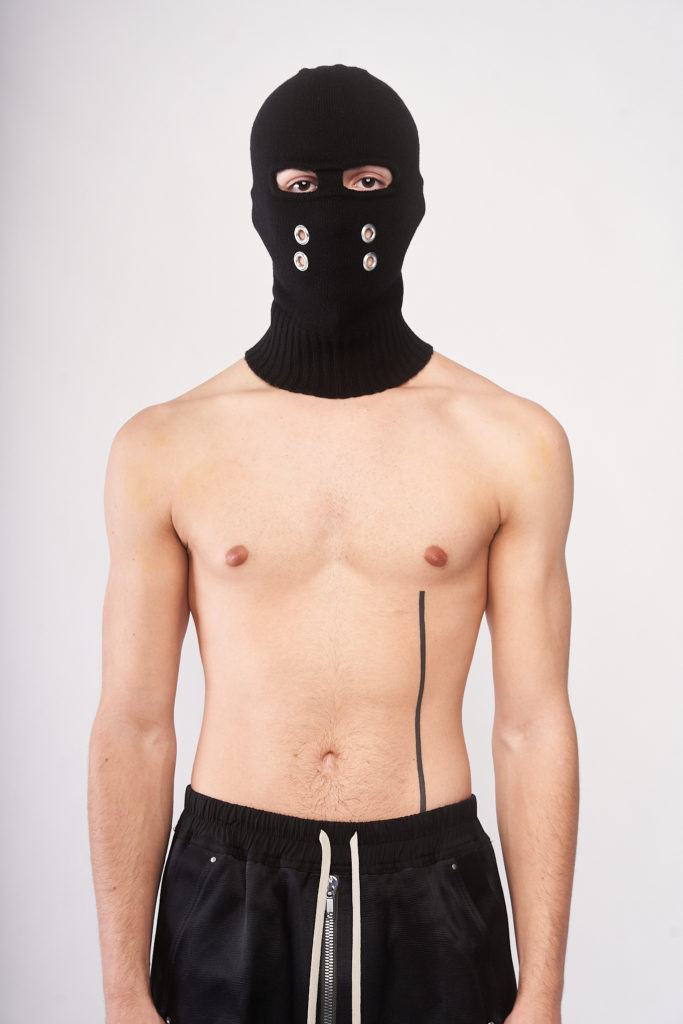 RICK OWENS GIMP BALACLAVA - FW22 • E S S A P M I