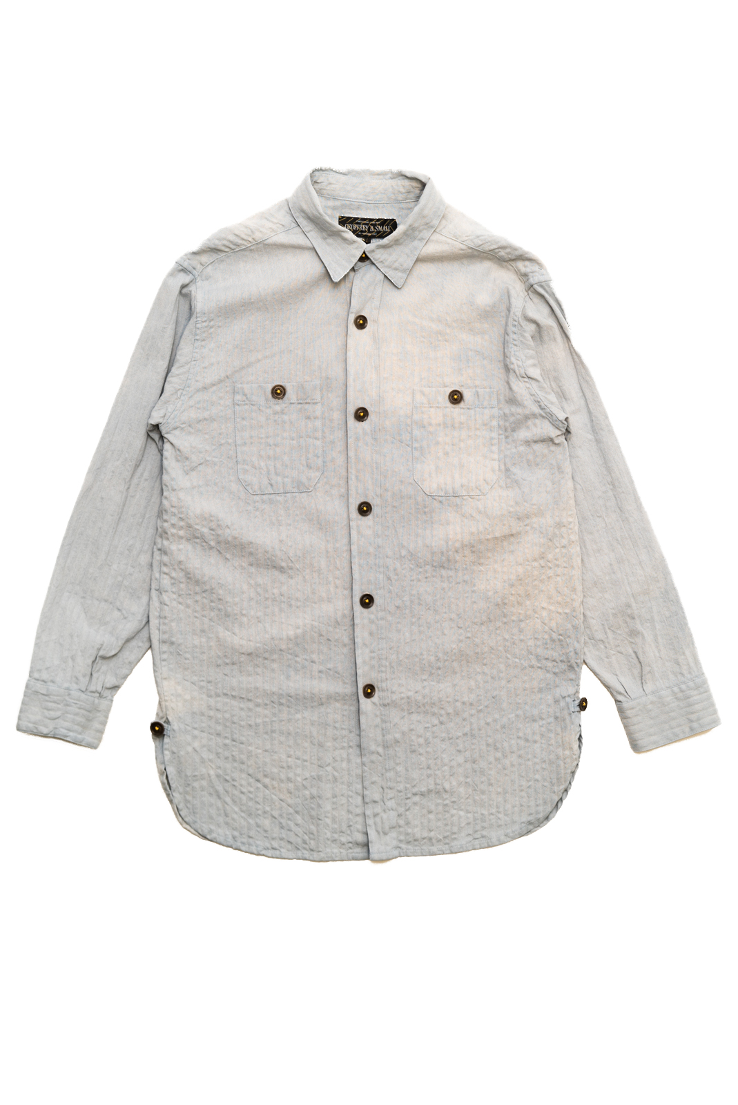保障できるGEOFFREY B. SMALL／Organic Linen Shirt