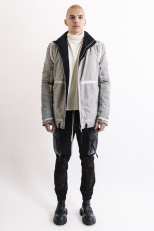 Rick Owens Reversible Padded Jacket1/F1502F-N/Grey/Black