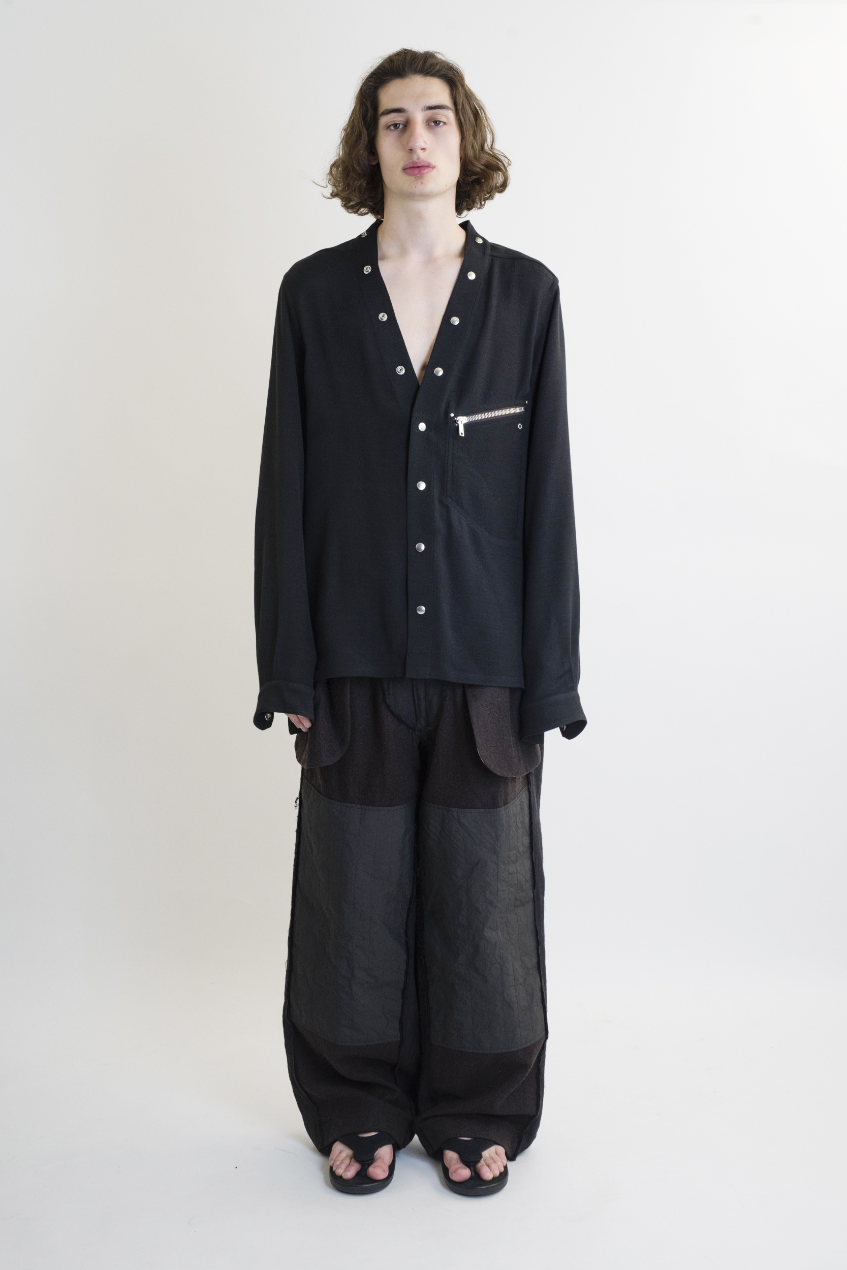 Rick Owens 19AW リックオウエンス larry ラリーシャツ - 通販 - csa