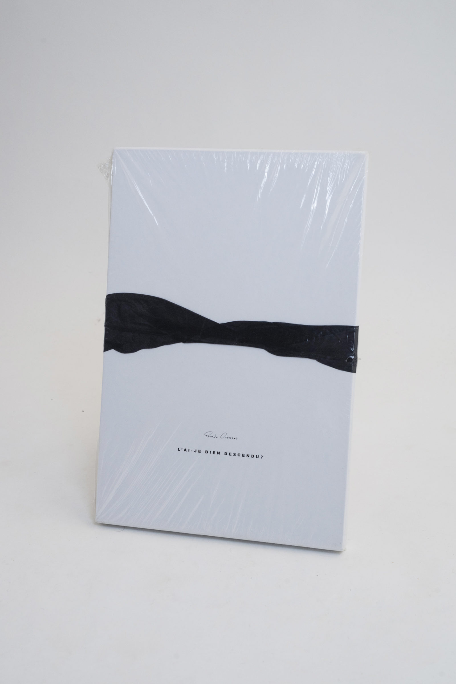 RICK OWENS BOOK - L’AI–JE BIEN DESCENDU?