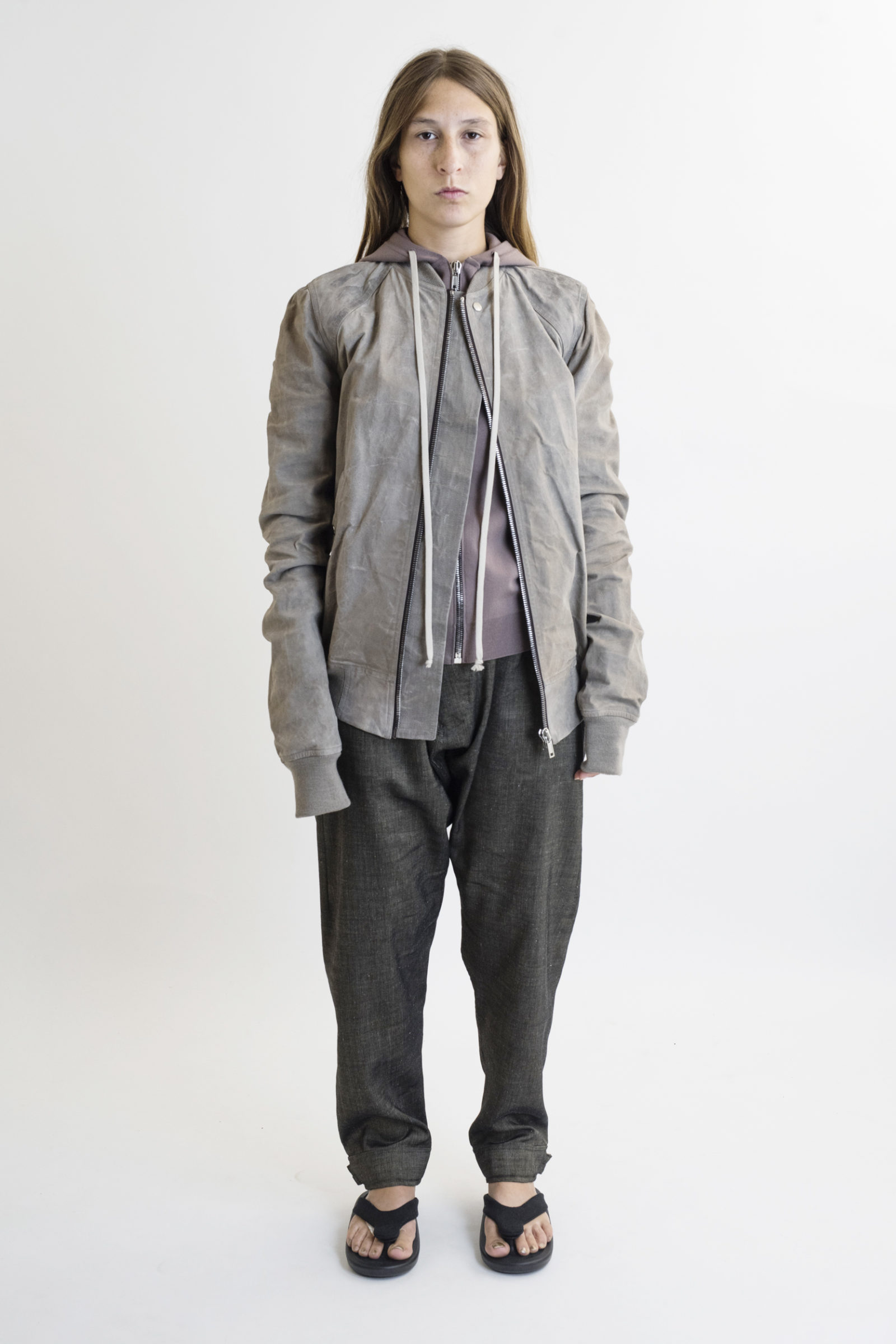 RICK OWENS WOMEN BOMBER - FW20 PERFORMA • E S S A P M I