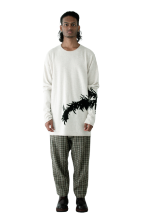 ZIGGY CHEN SWEATER LEAF