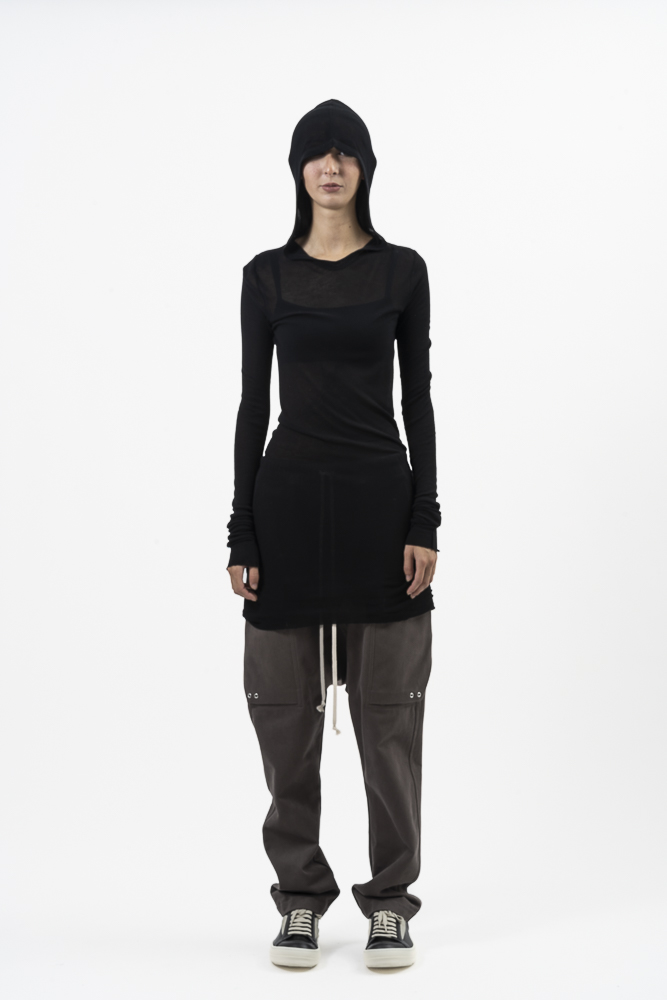 RICKOWENS WOMAN HOODED LS - FW22